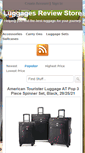 Mobile Screenshot of luggagesreview.com
