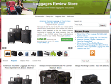 Tablet Screenshot of luggagesreview.com